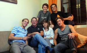 Joinville, Brésil. Eduardo et ses parents nous ont régalé de succulentes spécialités brésiliennes. La générosité des couchsurfeur est sans limites !!!