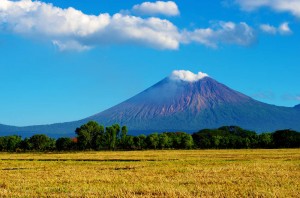 Un des nombreux volcans du Nicaragua. Certains d'entre eux sont en activité, une nouveauté pour nous.