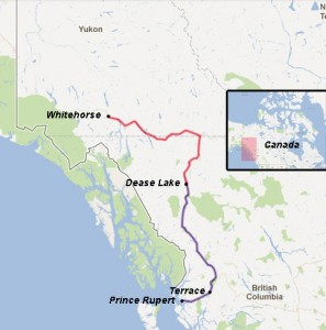 Notre itinéraire en British Columbia