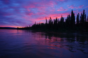 1h du matin sur la Yukon River