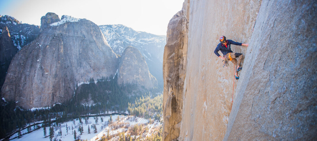 Seb Berthe sur le Dawn Wall, El Capitan