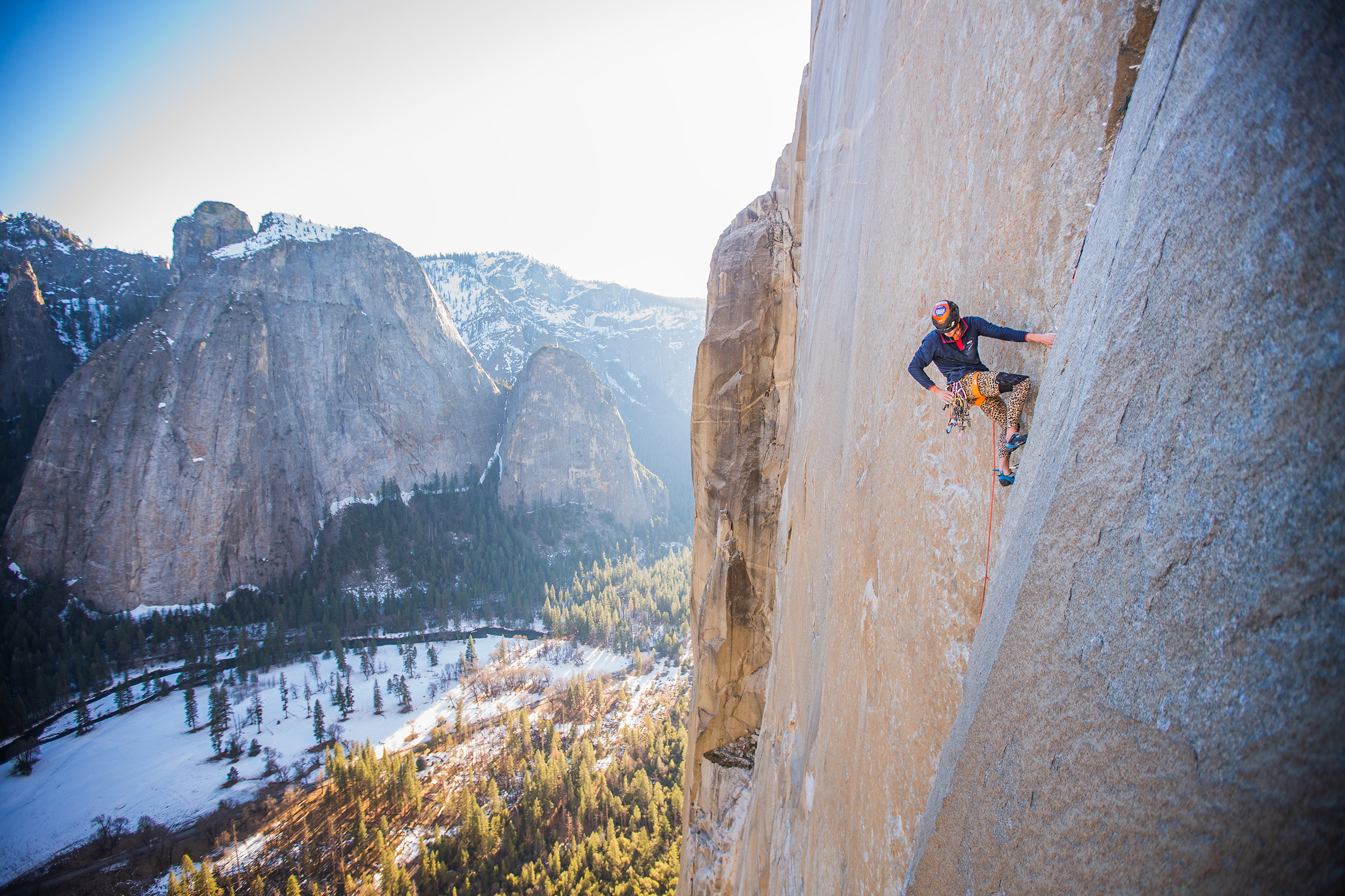 Seb Berthe sur le Dawn Wall, El Capitan