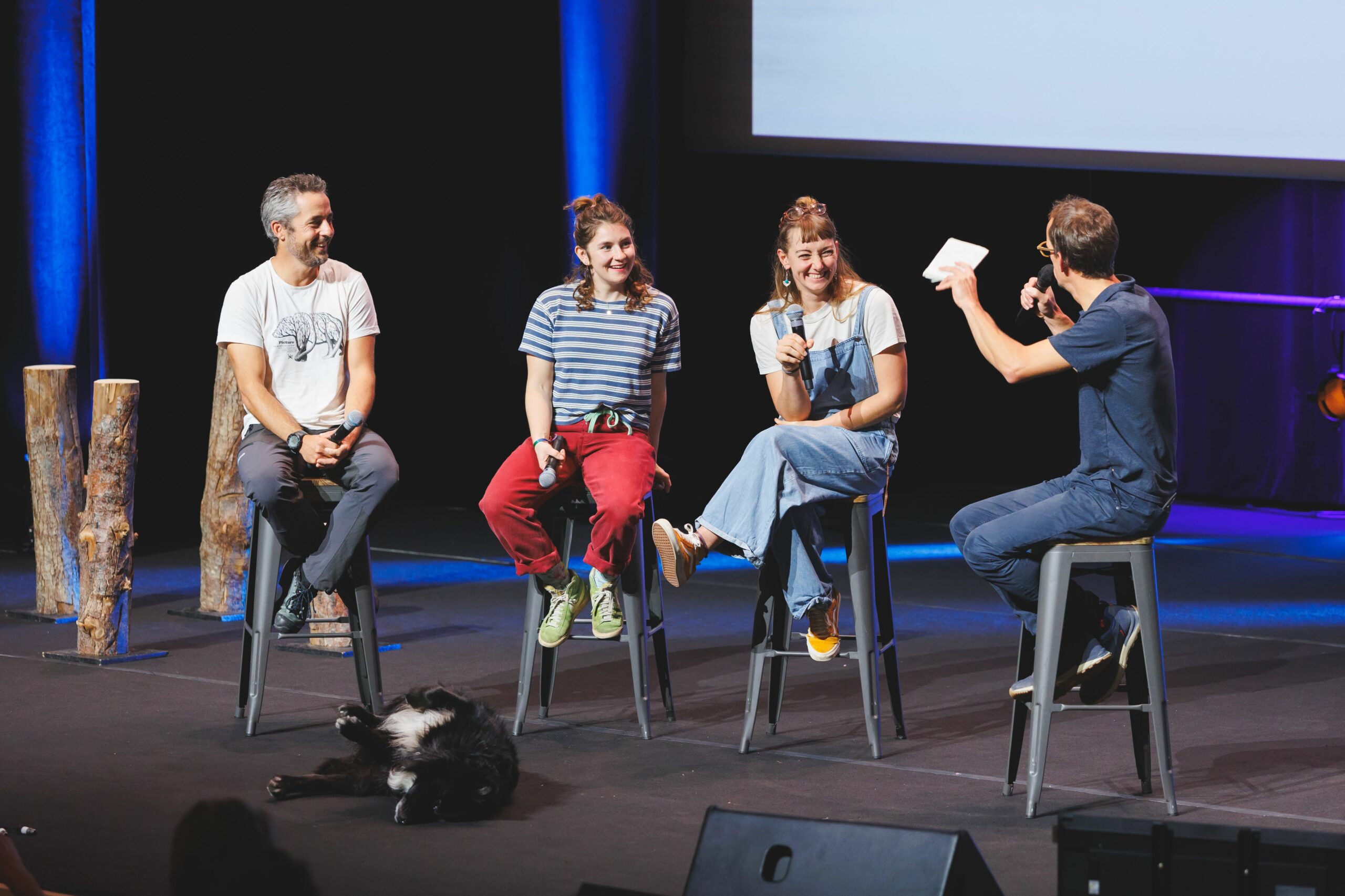 Morgan Monchaud, Soline Kentzel et Julia Cassou au FIFAV 2023