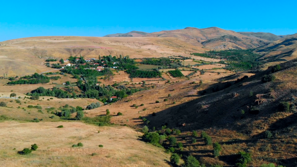 Paysage des hauts plateaux de Malatya en Turquie